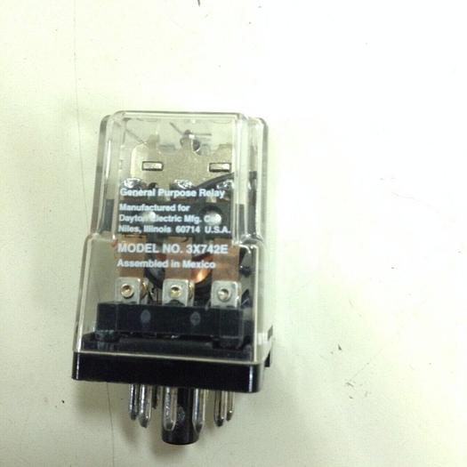 Used DAYTON Relay 3X742E #76364