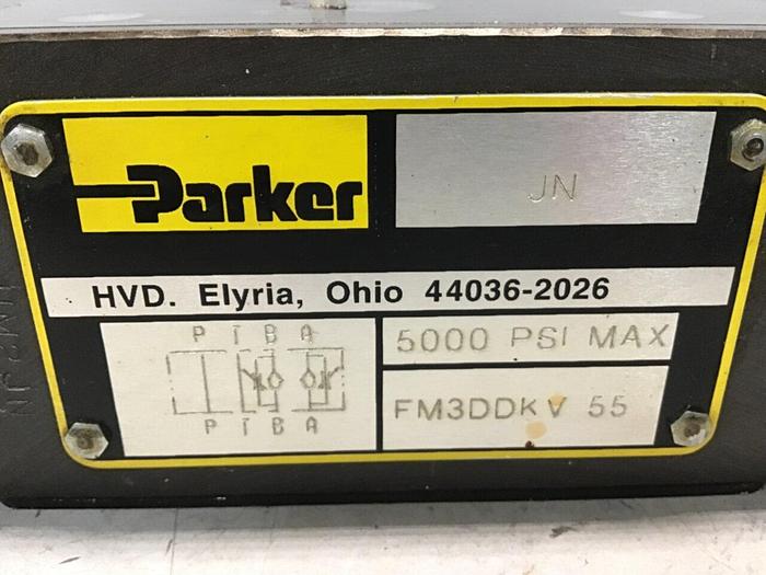 Used PARKER Valve FM3DDKV55 #139856
