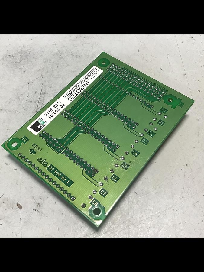 Used RESOTEC 90204.01 CIRCUIT BOARD USED #139579