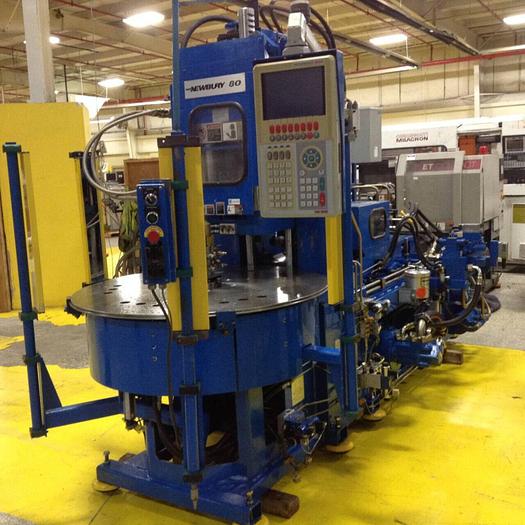 Used 2000 NEWBURY 80VTCR4 INJECTION MOLDING MACHINE USED