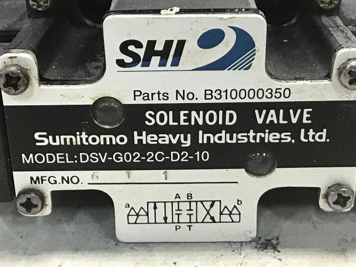 Used SUMITOMO Valve DSV-G02-2C-D2-10 #137724