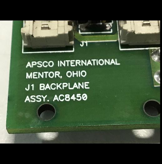 Used APSCO Van Dorn Rack Circuit Board AC8450 USED