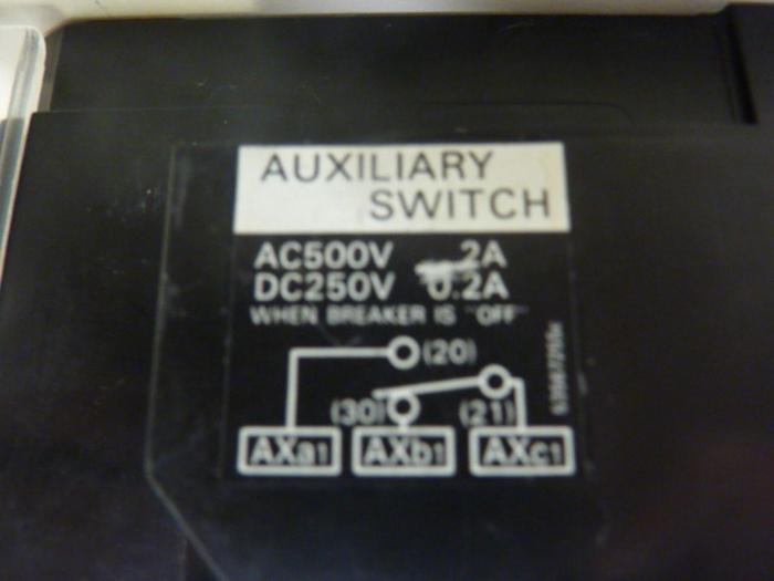 Used FUJI ELECTRIC 60 Amp Circuit Breaker SA103R-60 #46741