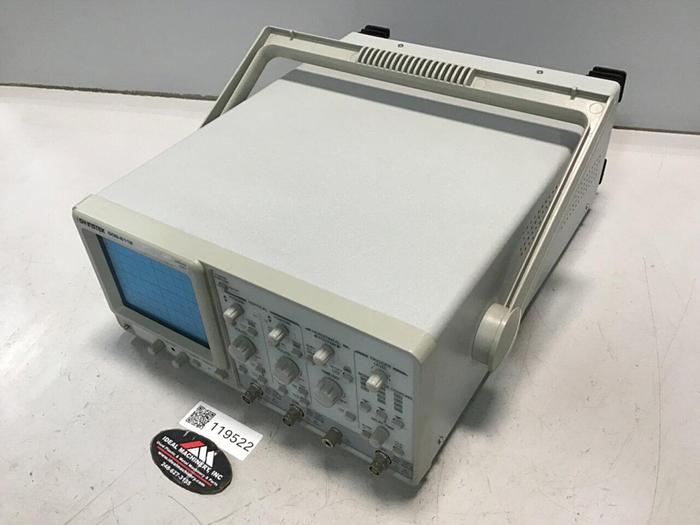 Used GW INSTEK Oscilloscope GOS-6112 #119522