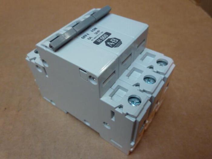 ALLEN BRADLEY 6 Amp Circuit Breaker 1492-CB3/H060 SER C #32433