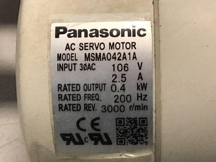 Used PANASONIC Servo Motor MSMA042A1A #128297