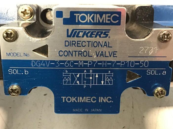 Used VICKERS Directional Control Valve DG4V36CMP7H7P1050 #134335