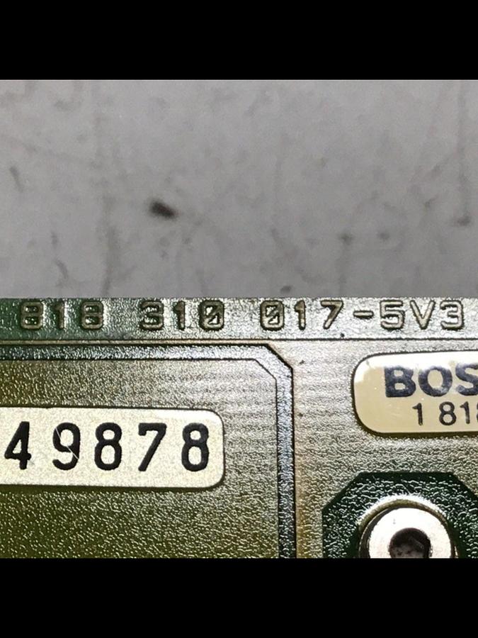 Used BOSCH Circuit Board Card 2STV-PQ 0 811 405 089 #131173
