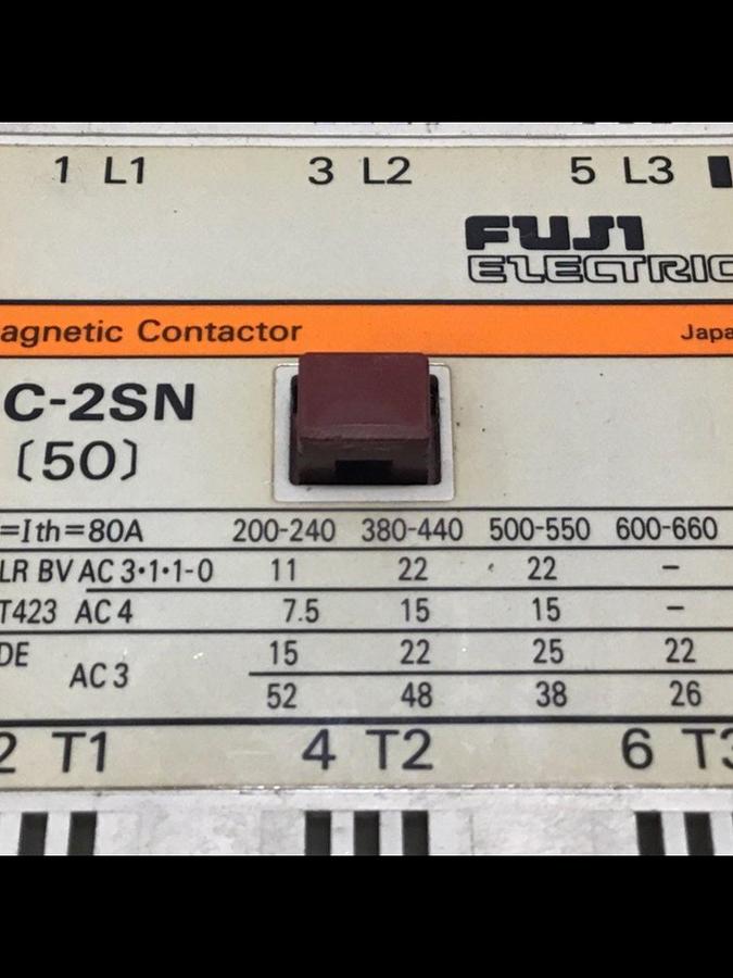 Used FUJI ELECTRIC Contactor SC-2SN 4NC2F0 Used