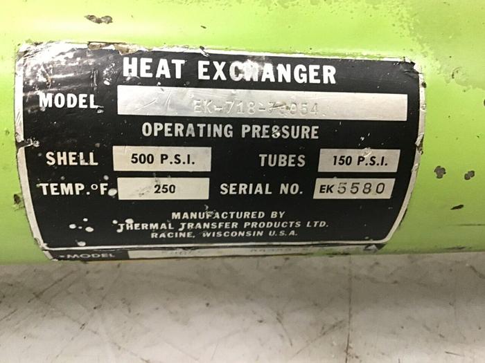 Used THERMAL TRANSFER Heat Exchanger EK-718-79954 #136589