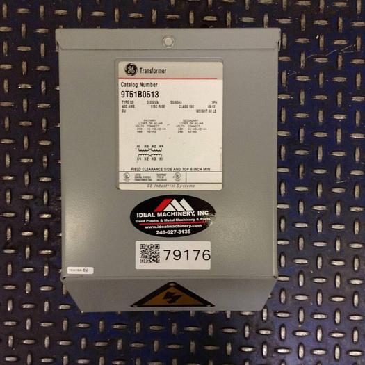 Used GENERAL ELECTRIC / GE 3.00 kVA Transformer 9T51B0513 #79176