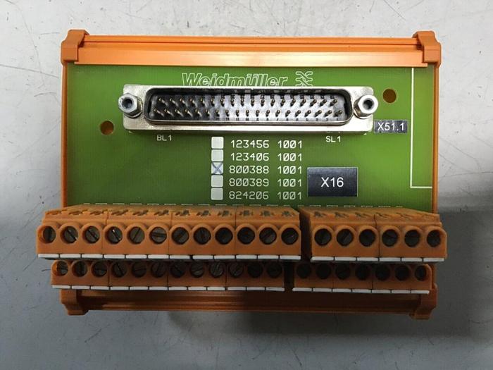 Used WEIDMULLER Connector 800388 1001 #120708