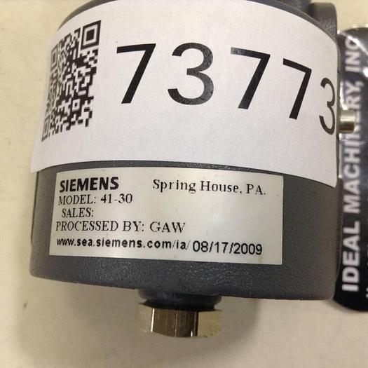 Used SIEMENS Reugulator 41-30 #73773