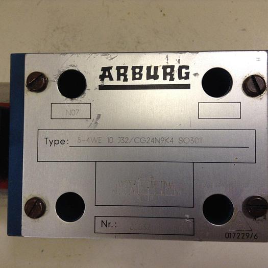 Used ARBURG Valve 54WE10J32/CG24N9K4SO301 #80674