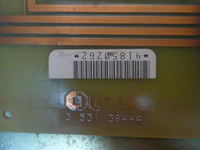 Used CINCINNATI MILACRON I/O Slot Rack 3-424-1848A #37680