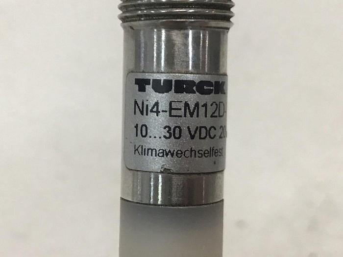 Used TURCK ELEKTRONIK Sensor NI4EM12DAP6S120 #128338