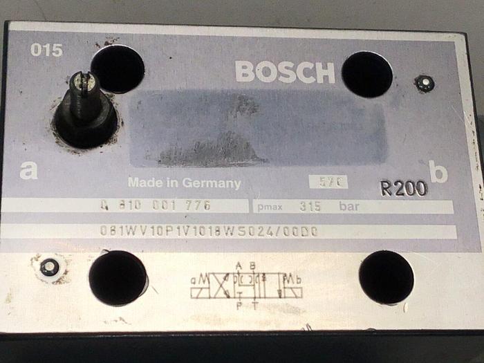 Used BOSCH Valve 0 810 001 776 #130942