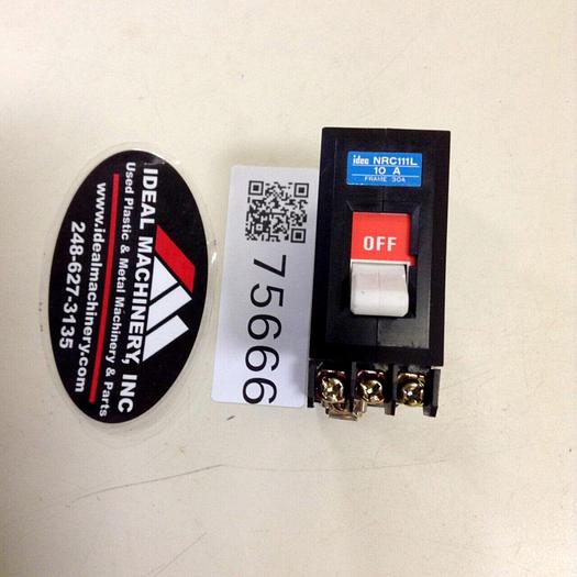 Used IDEC Circuit Breaker NRC111L/10A #75666