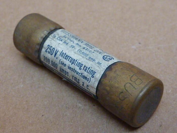 Used FUSETRON / BUSSMANN 1 Amp Fuse FRN-1 #33696