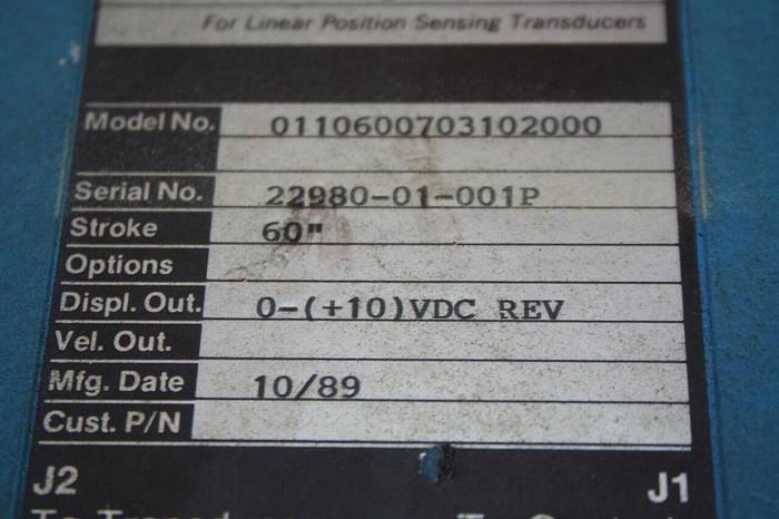 Used TEMPOSONICS INC Analog Output Module 0110600703102000 Used