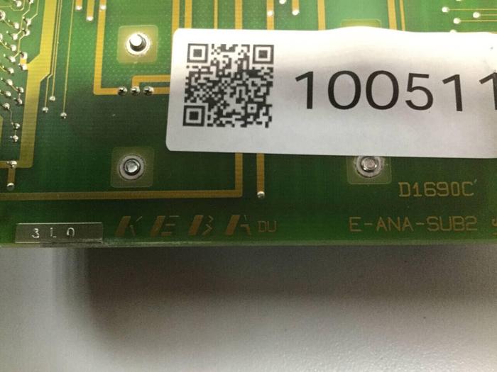 Used KEBA Circuit Board E-ANA-SUB2 D1690C Used