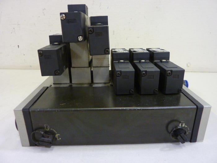 Used SMC Control Block w/ Valves NFVS2600-5FZ #60120
