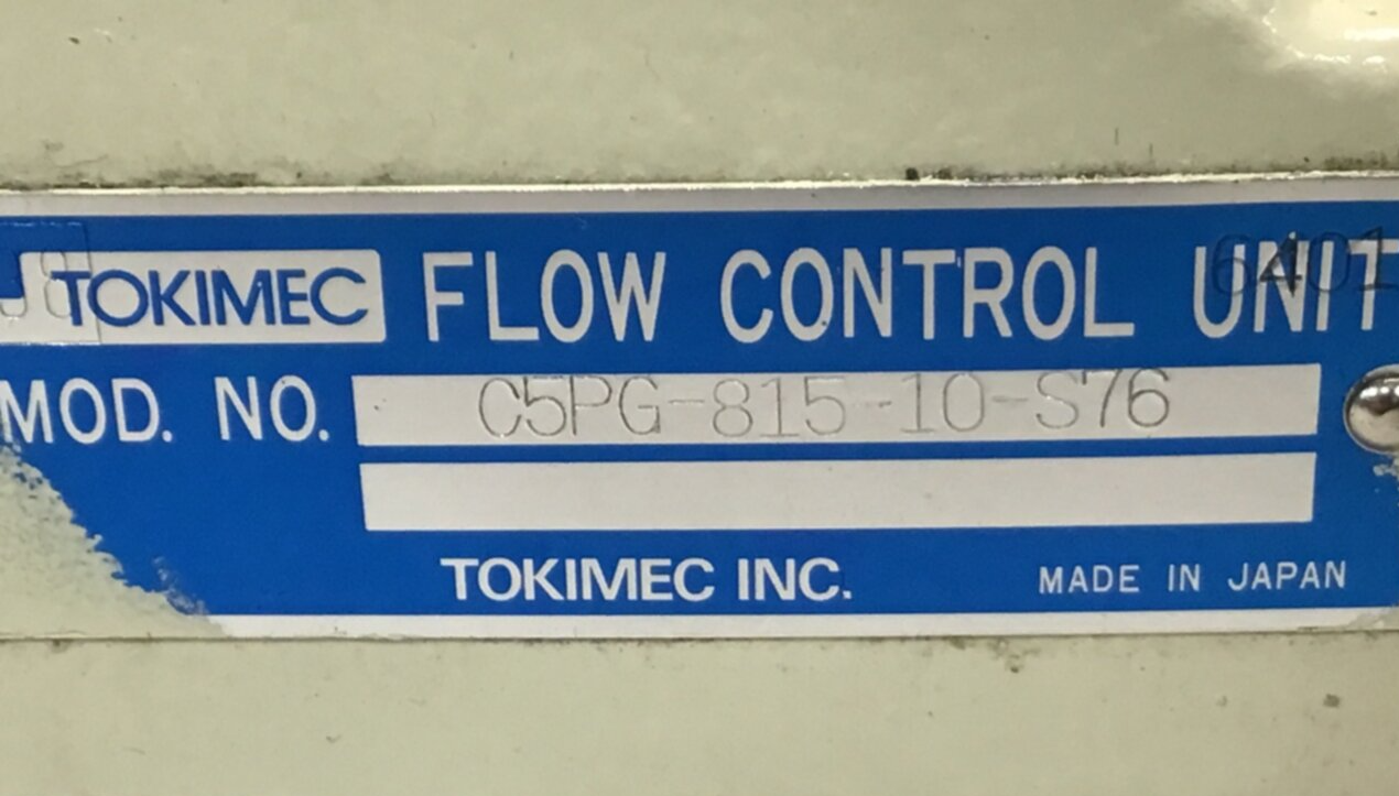 Used TOKIMEC Valve C5PG-815-10-S76 USED