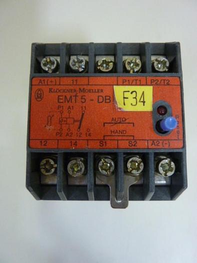 Used KLOCKNER MOELLER Overload Relay EMT5-DB #63664