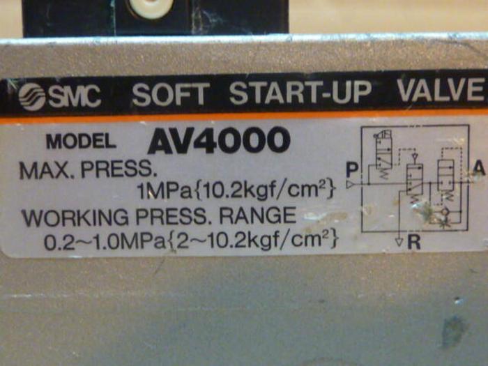 Used SMC Start Up Valve AV4000 #34787