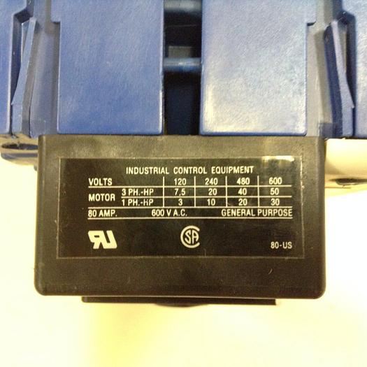 Used KRAUS & NAIMER Disconnect Switch KG 80 C #78373