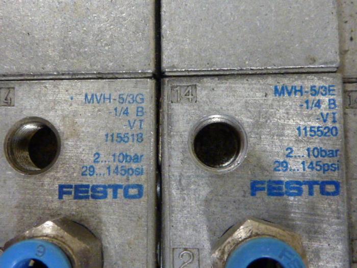 Used FESTO Control Block / Valve Terminal IFB8-02 #52819