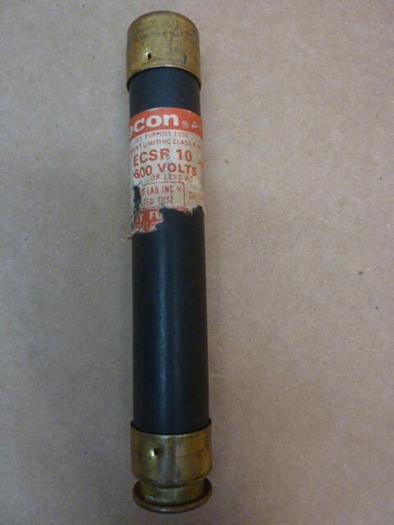 Used ECON 10 Amp Fuse ECSR-10-ECON #36085