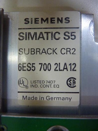 Used SIEMENS Rack Simatic S5 6ES5 700-2LA12 #51398