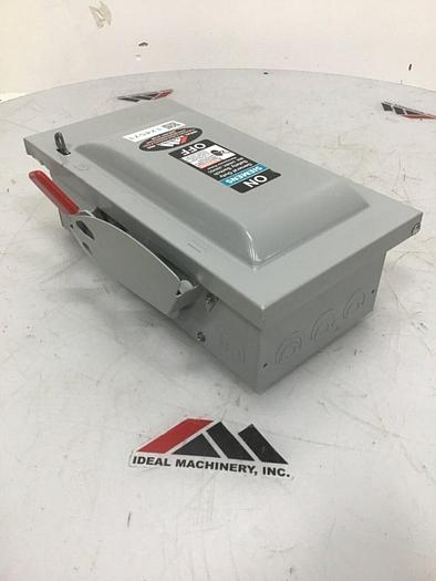 Used SIEMENS General Duty Safety Disconnect Switch GF322N VBII #124571