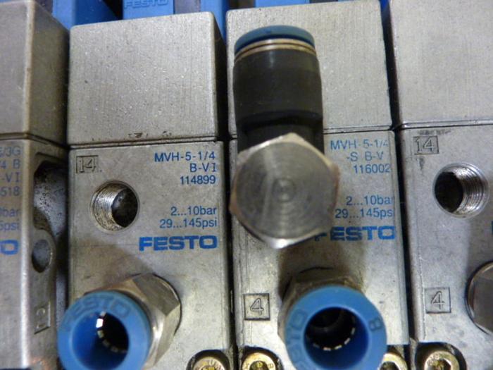 Used FESTO Control Block / Valve Terminal IFB8-02 #52867