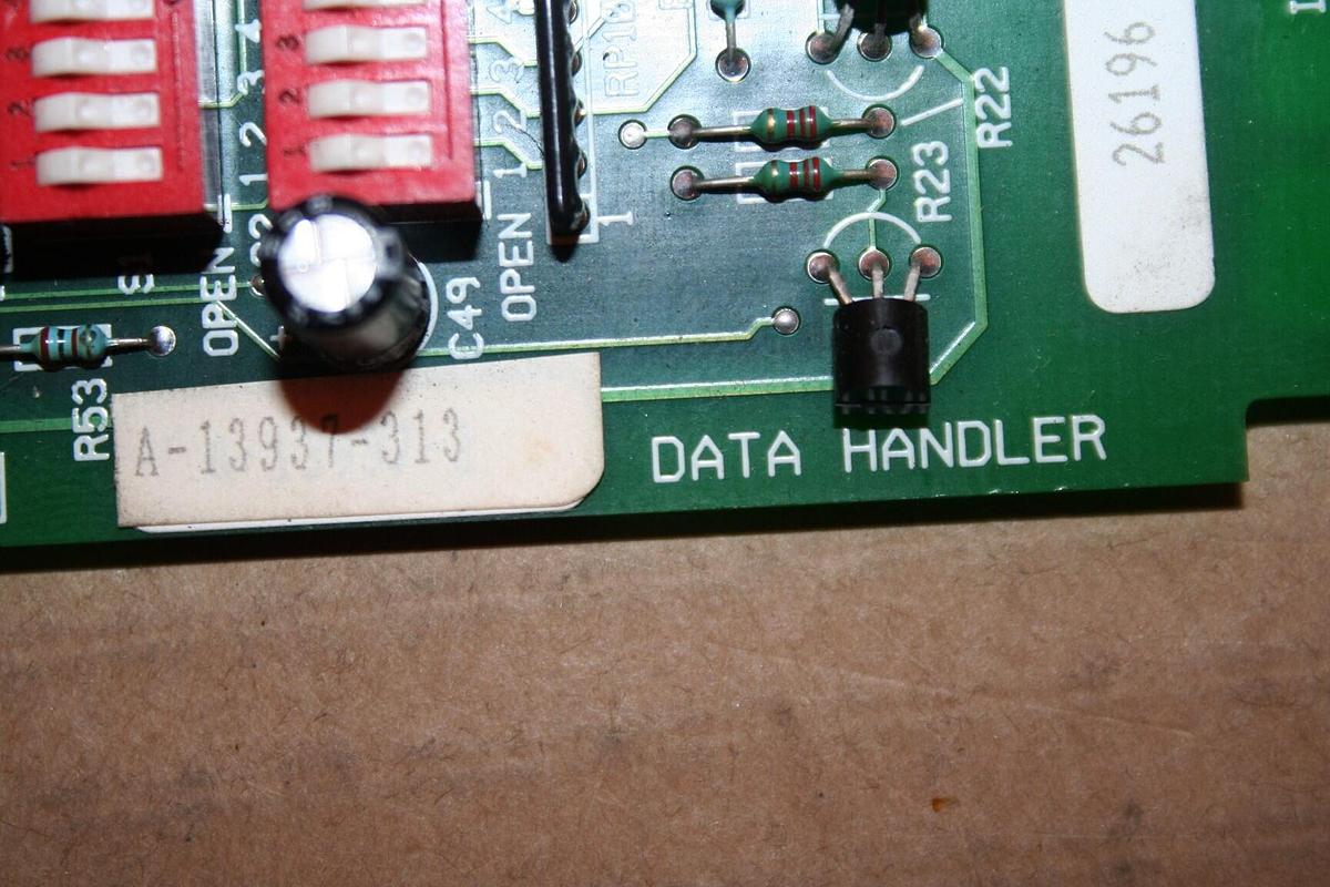 Used BARBER COLMAN Data Handler Circuit Board A-13937-313 Used