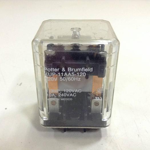 Used POTTER & BRUMFIELD Relay KUP-11AA5-120 #76409