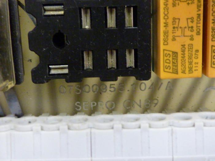Used SEPRO ROBOTIQUE Circuit Board 07S00955.104/A #54545