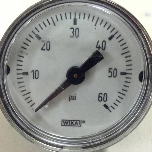 Used WIKA 0-60 PSI Pressure Gauge GAUGE780 #76780