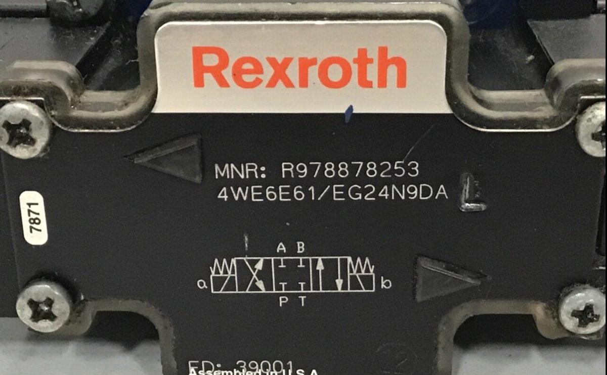 Used REXROTH Valve 4WE6E61/EG24N9DA USED