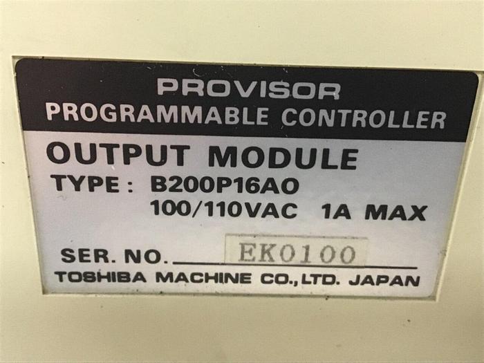 Used TOSHIBA Output Module B200P16AO #140788