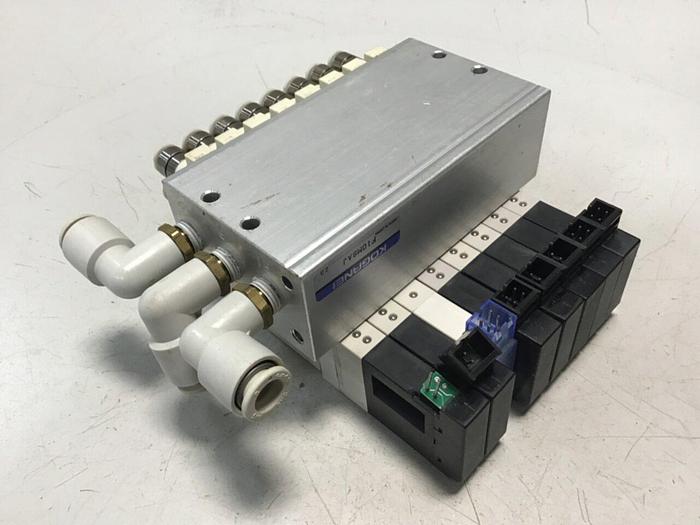 Used KOGANEI Manifold w/ Valves F10M8AJ #120911