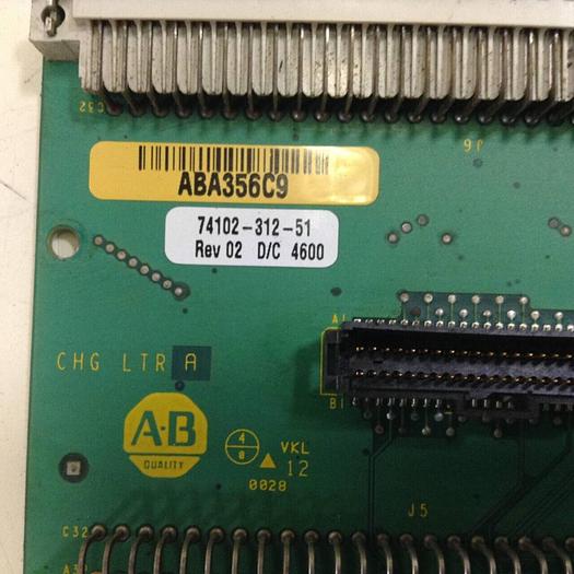 Used ALLEN BRADLEY Circuit Board 74102-312-51 #78514