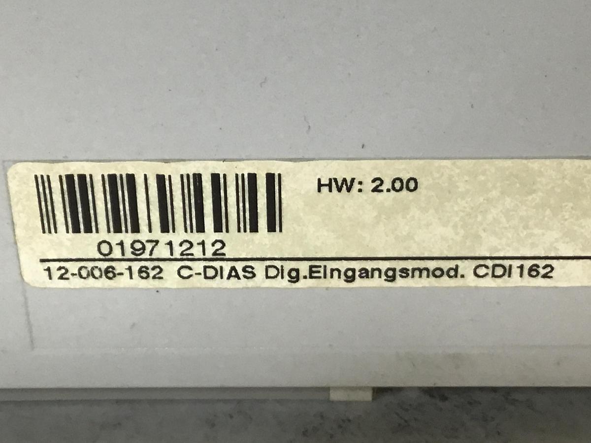 Used SIGMATEK CDI162 12-006-162 MODULE USED #139361