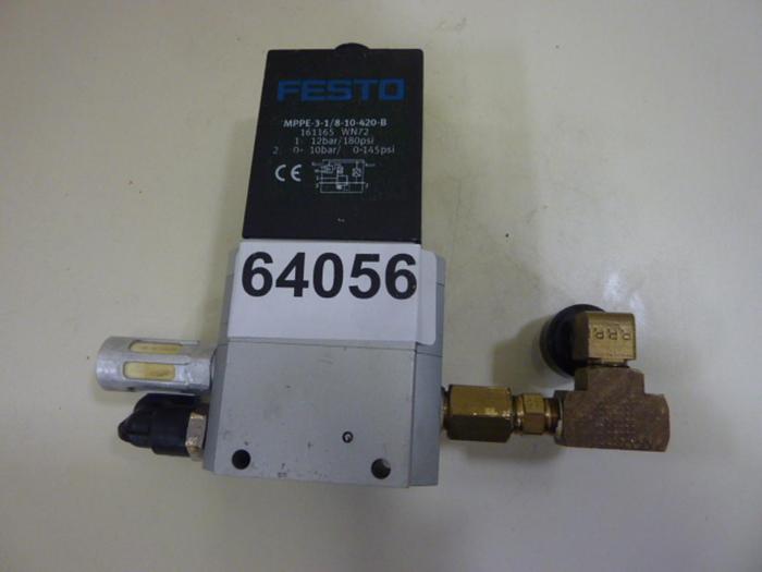 Used FESTO Proportional Pressure Regulator MPPE-3-1/8-10-420-B #64056
