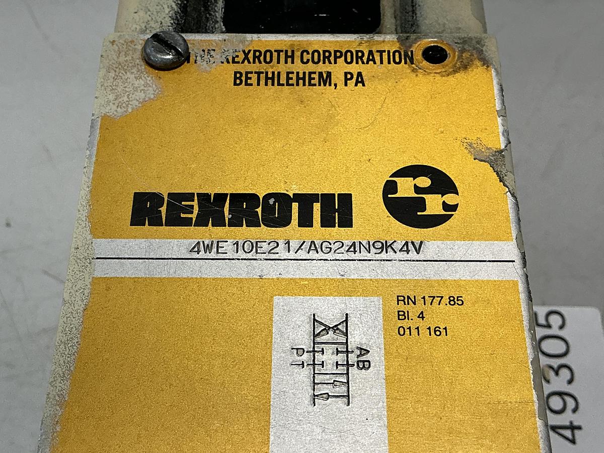Used REXROTH 4WE10E21/AG24N9K4V
