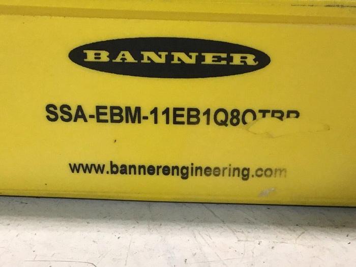 Used BANNER ENGINEERING Emergency Stop Button SSA-EBM-11EB1Q80TBB #117126