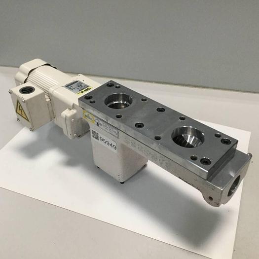 Used MITSUBISHI Gearmotor w/ Feed Throat Slide GM-JW USED