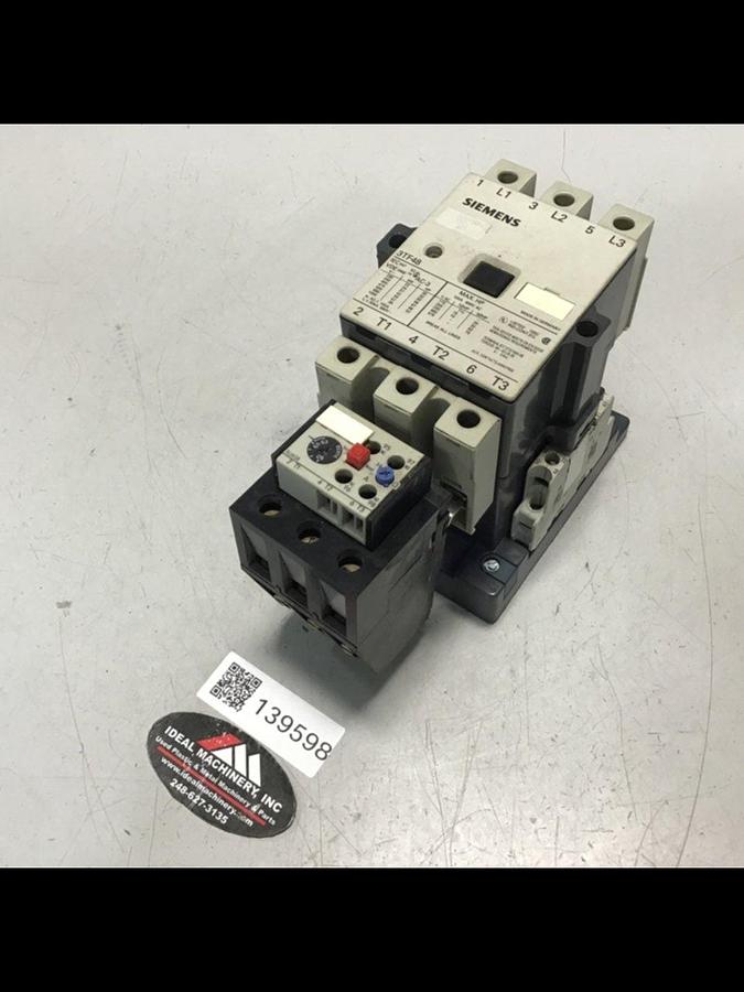 Used SIEMENS Contactor 3TF4822-OAK6 #139598