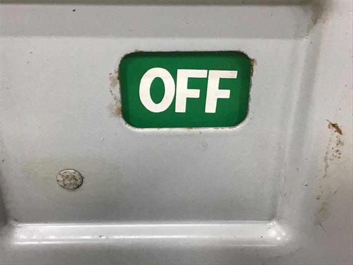 Used ITE SIEMENS 30 Amp Bus Disconnect Switch RV361G #137249